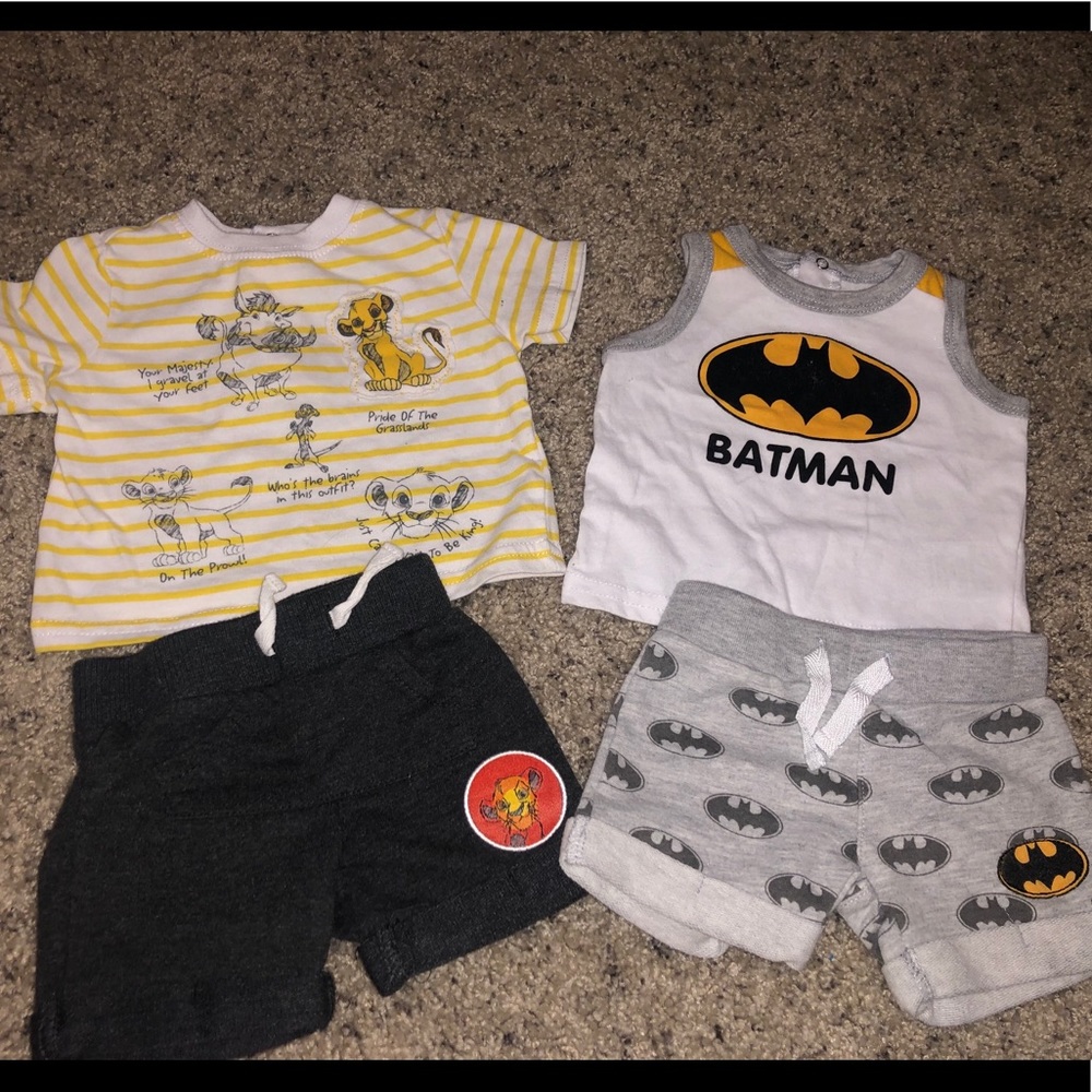 Batman and lion king Baby outfits